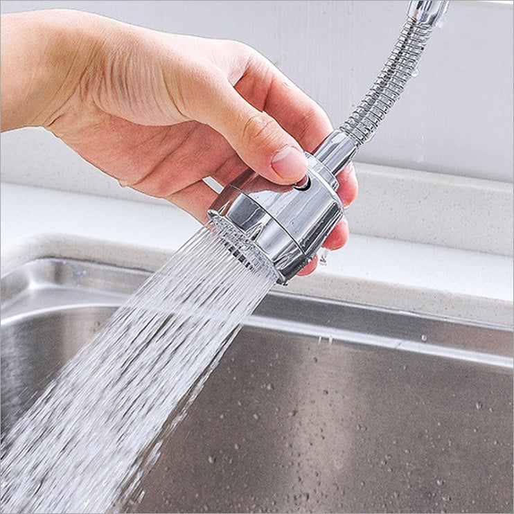 Water-saving attachment made of stainless steel, 360-degree movable and extendable | Kalsten