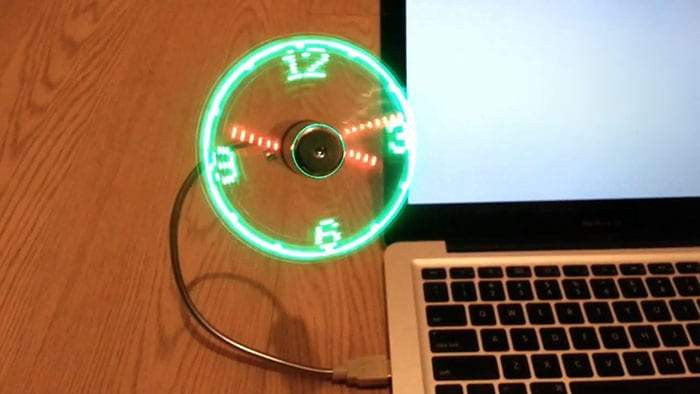 Flexible Cooling Clock Fan | Kalsten