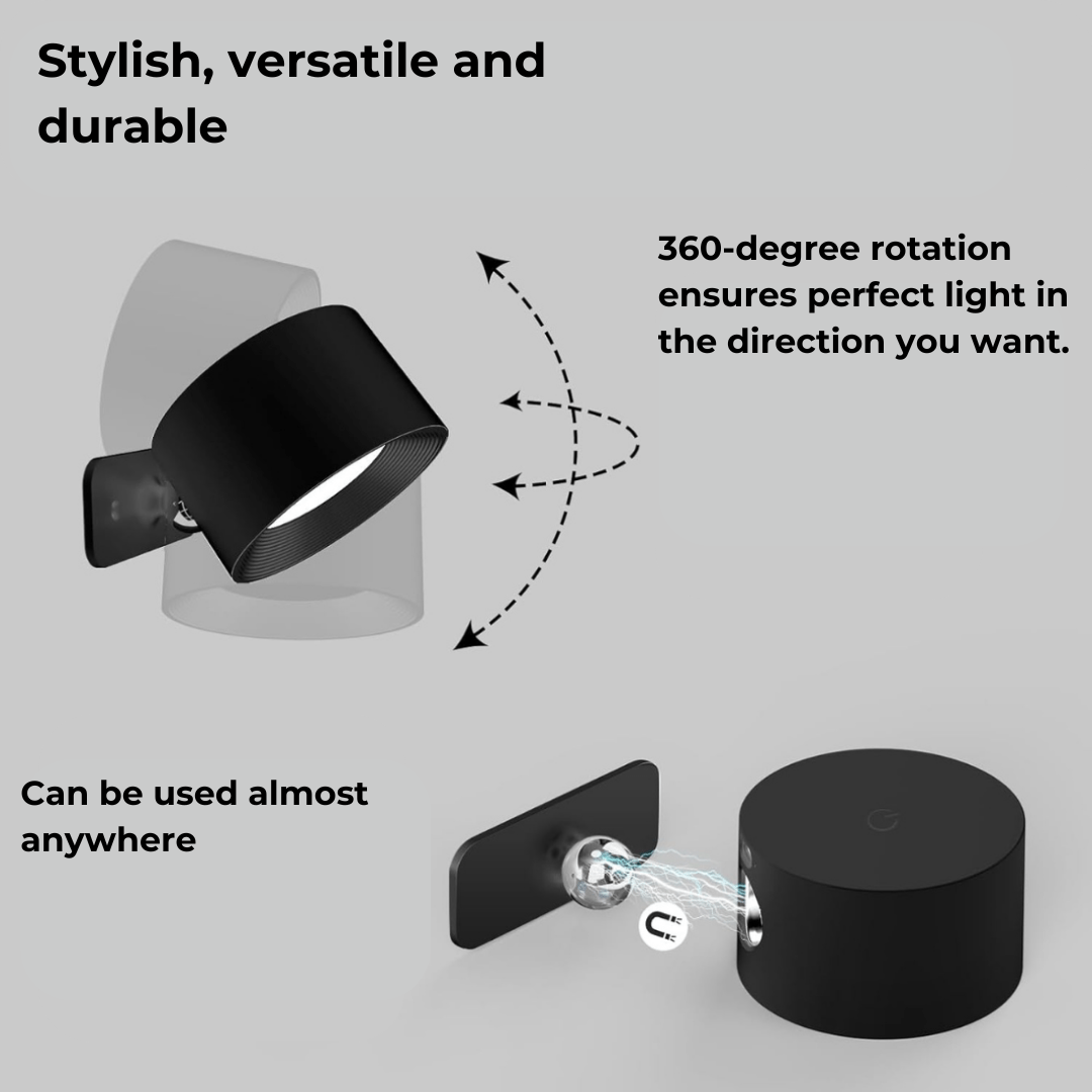 Rechargeable 360° LED Wall Lamp