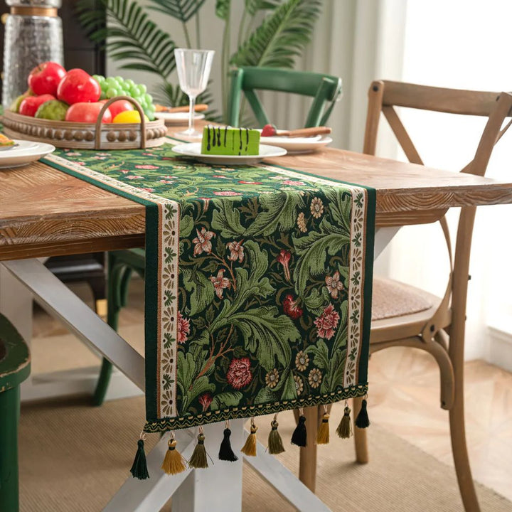 Kalsten | Flora Vine Embroidered Table Runner