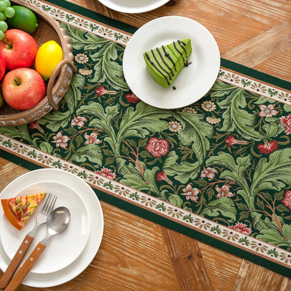 Kalsten | Flora Vine Embroidered Table Runner