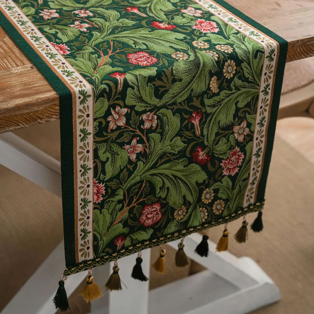 Kalsten | Flora Vine Embroidered Table Runner