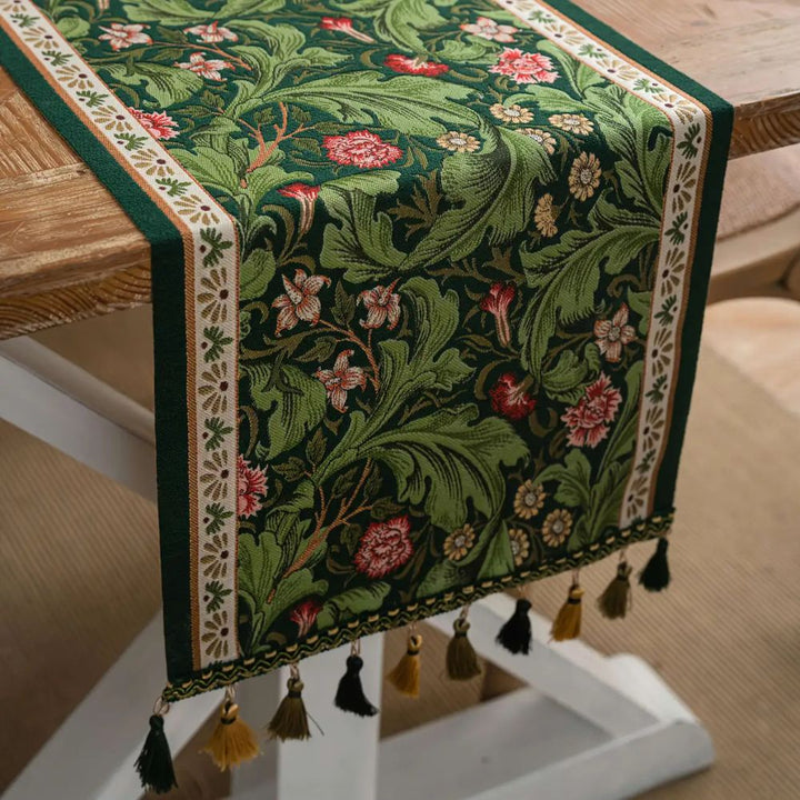 Kalsten | Flora Vine Embroidered Table Runner