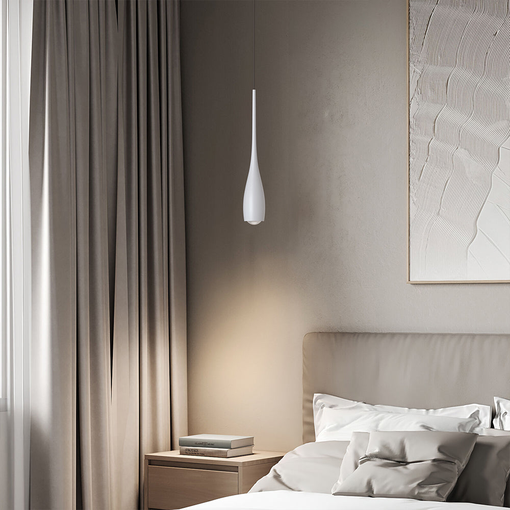 Pendant Light Aluminum 12W 11.8 in Adjustable Modern Dining Room Bedroom Kitchen Ceiling Lamp | Kalsten