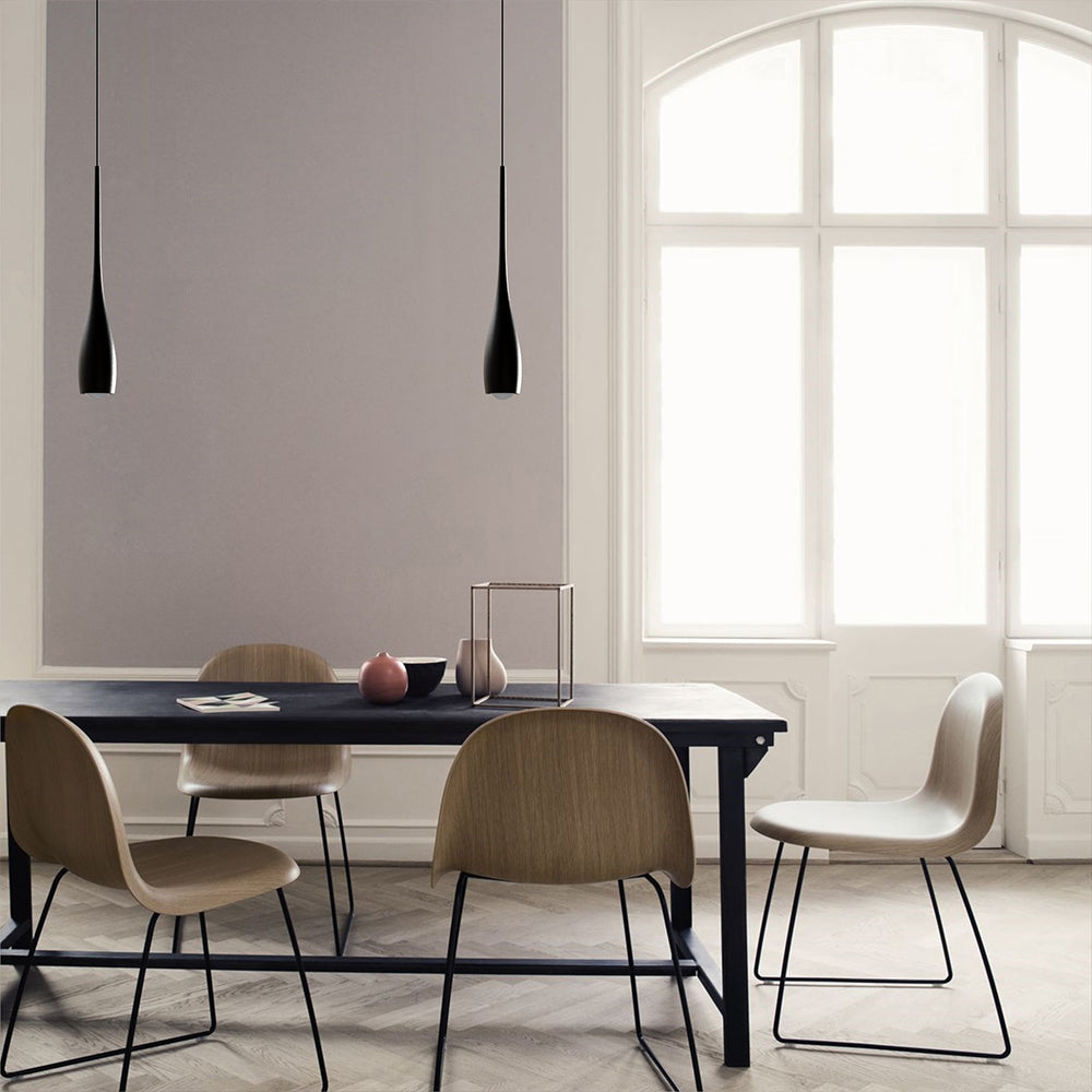 Pendant Light Aluminum 12W 11.8 in Adjustable Modern Dining Room Bedroom Kitchen Ceiling Lamp | Kalsten