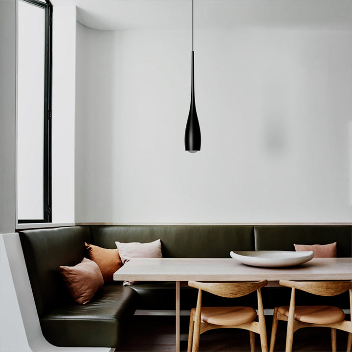 Pendant Light Aluminum 12W 11.8 in Adjustable Modern Dining Room Bedroom Kitchen Ceiling Lamp | Kalsten