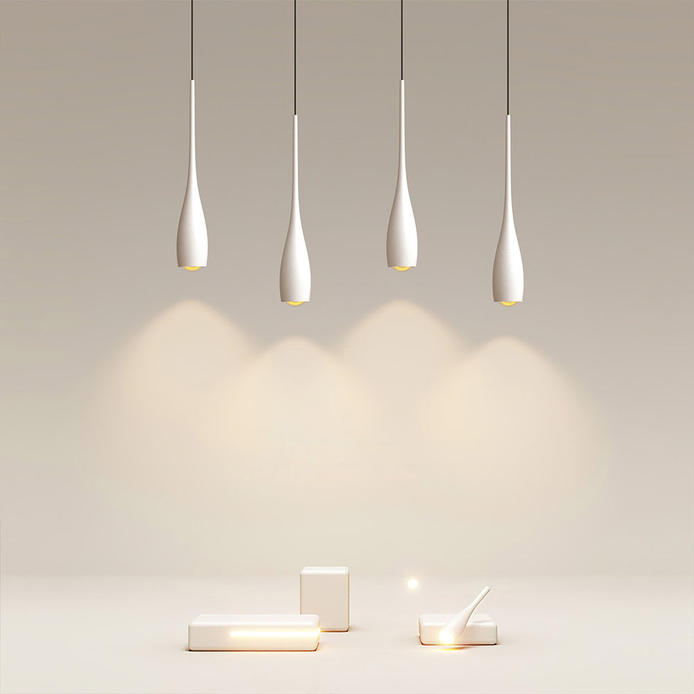 Pendant Light Aluminum 12W 11.8 in Adjustable Modern Dining Room Bedroom Kitchen Ceiling Lamp | Kalsten