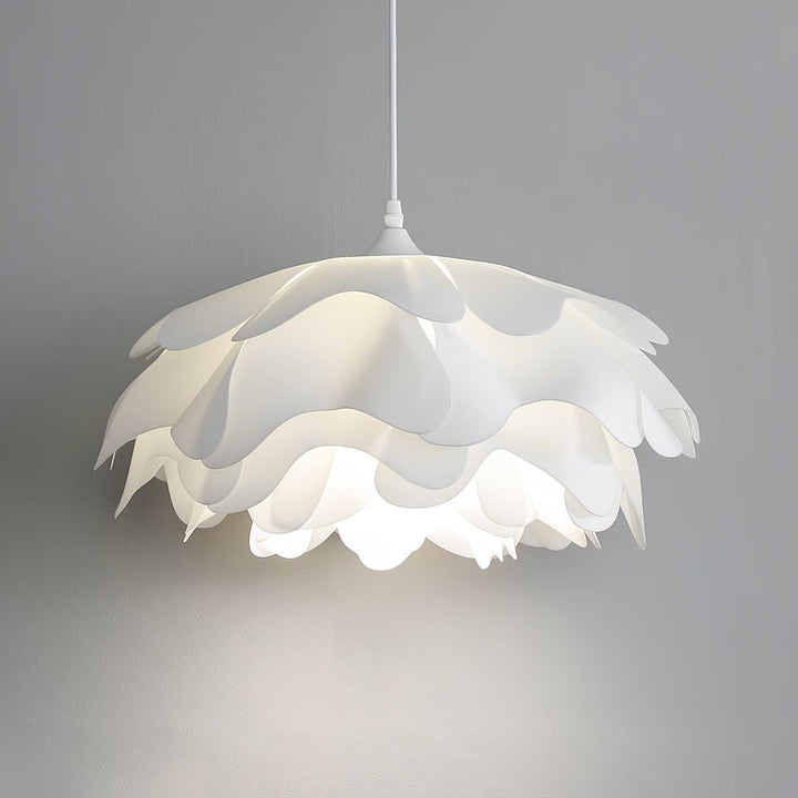 Flower Shaped White Drop light Pendant Lamp | Kalsten