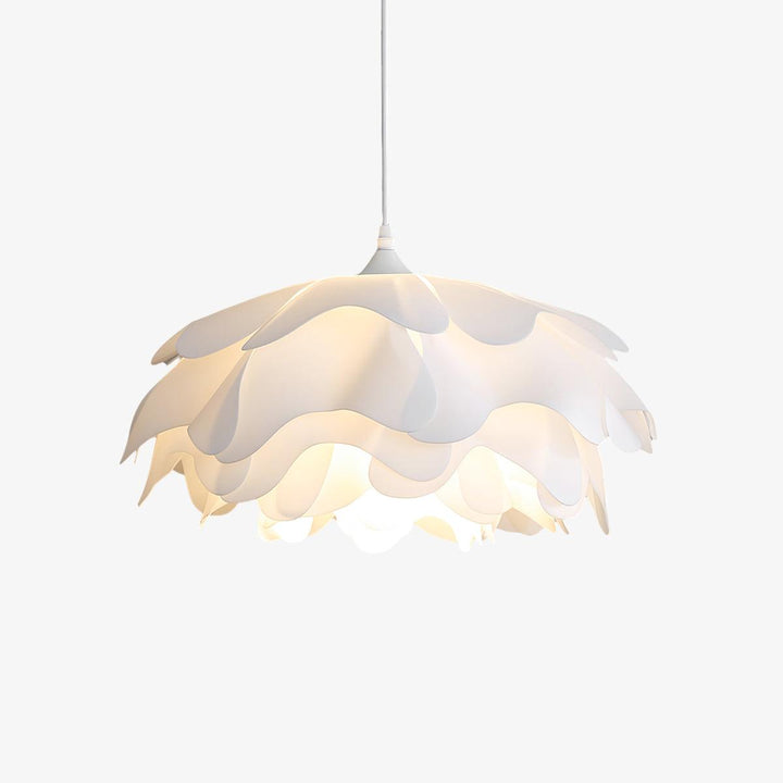 Flower Shaped White Drop light Pendant Lamp | Kalsten
