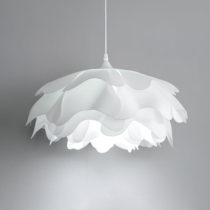 Flower Shaped White Drop light Pendant Lamp | Kalsten
