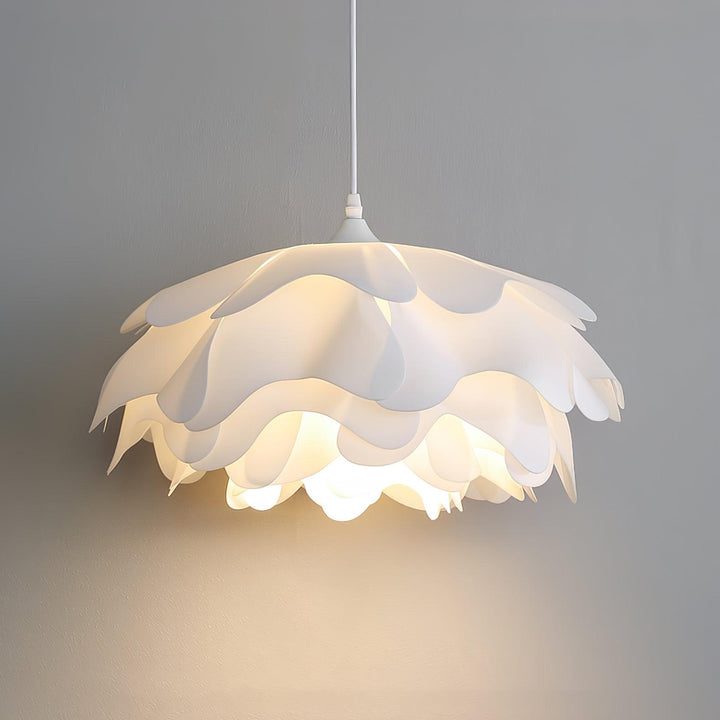 Flower Shaped White Drop light Pendant Lamp | Kalsten