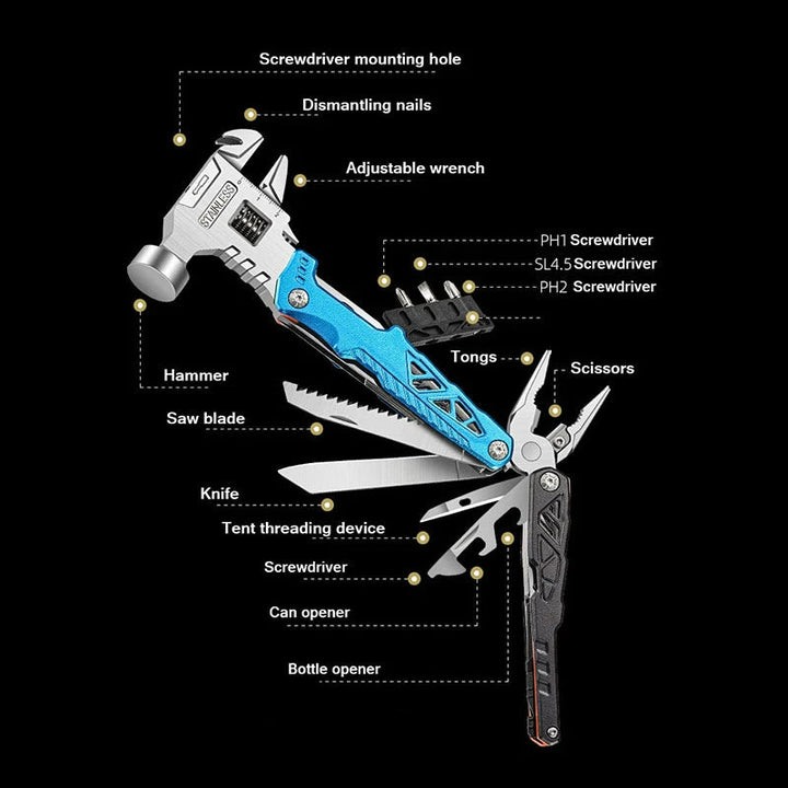 Foldable Screwdriver Survival Kit Tool | Kalsten