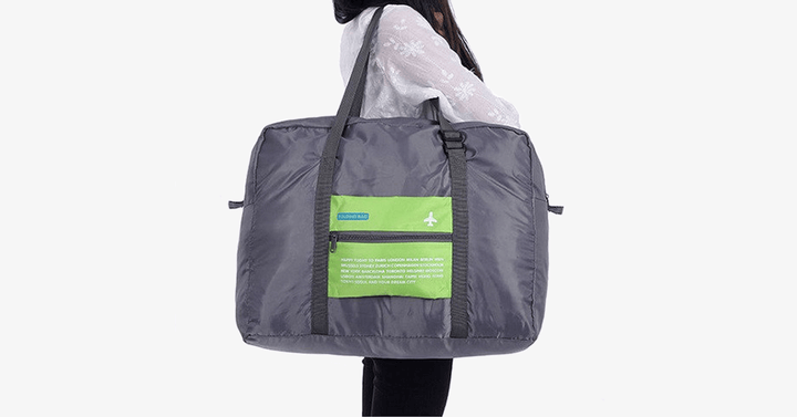 Kalsten | Foldable Duffel Bag - Made from nylon with durability - Adjustable straps - Sturdy handle - Foldable design