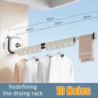 BowLift | Foldable Wall Mounted Drying Rack
