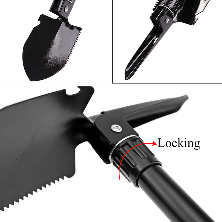 Mini Portable 3 in 1 Shovel Spade Pickaxe Tool | Kalsten
