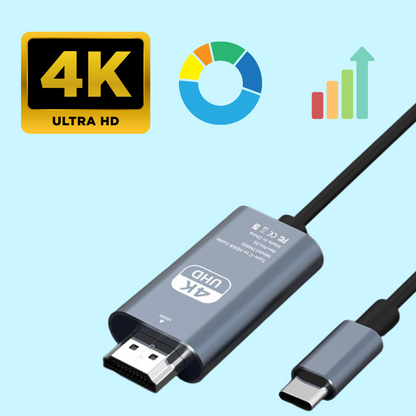 Skanto | USB C to HDMI Cable Cool Running HDMI to USB C