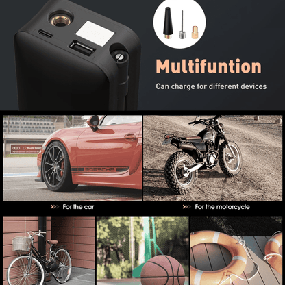 Skanto | Rechargeable Tire Inflator Wireless Battery Powered Pump