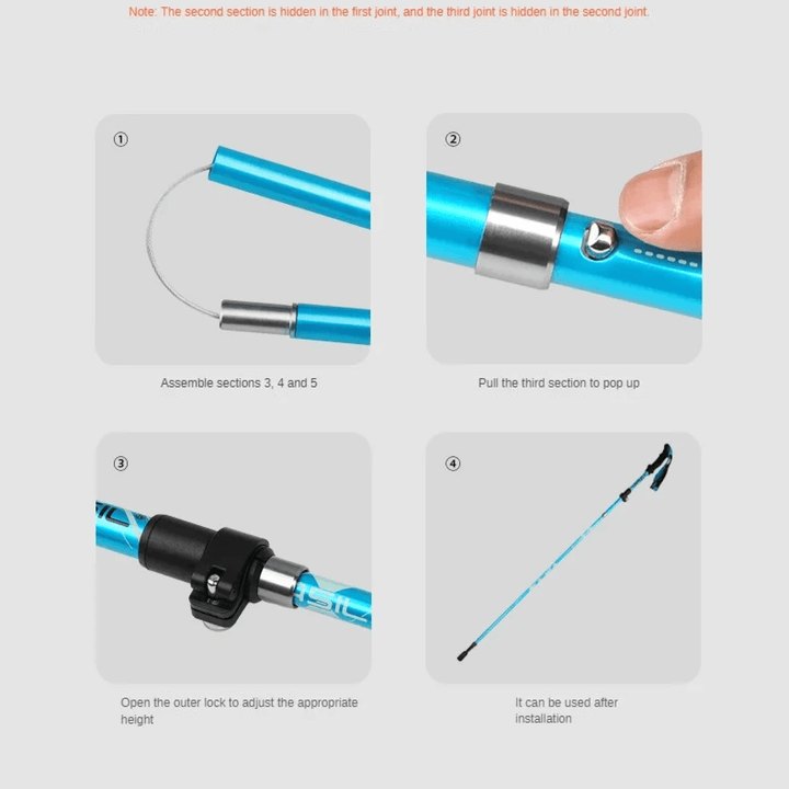 Top-Rated Foldable Nordic Walking Poles
