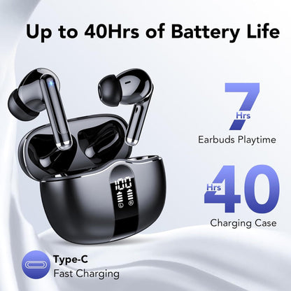 Skanto | Waterproof Bluetooth Earbuds - Noise Cancelling Wireless Earphones