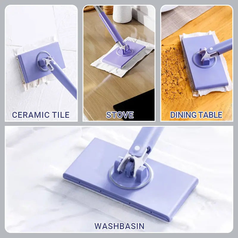 Kalsten | Hands-free Cleaning Mop for Wet Wipes – Clean Without Bending