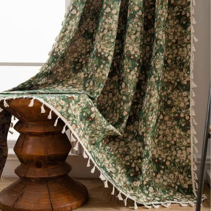 Skanto | French Vintage Floral Motif Curtain