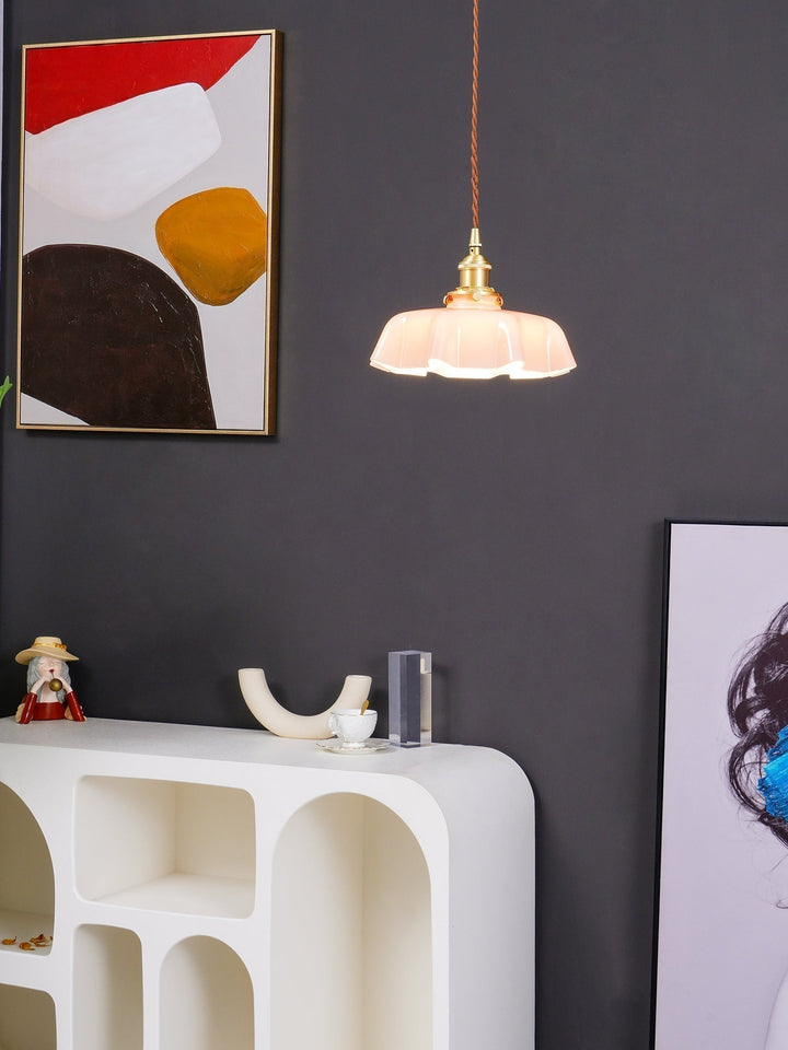 French Flower Droplight Pendant Swag Light | Kalsten