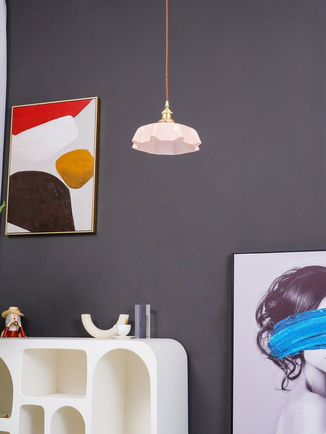 French Flower Droplight Pendant Swag Light | Kalsten