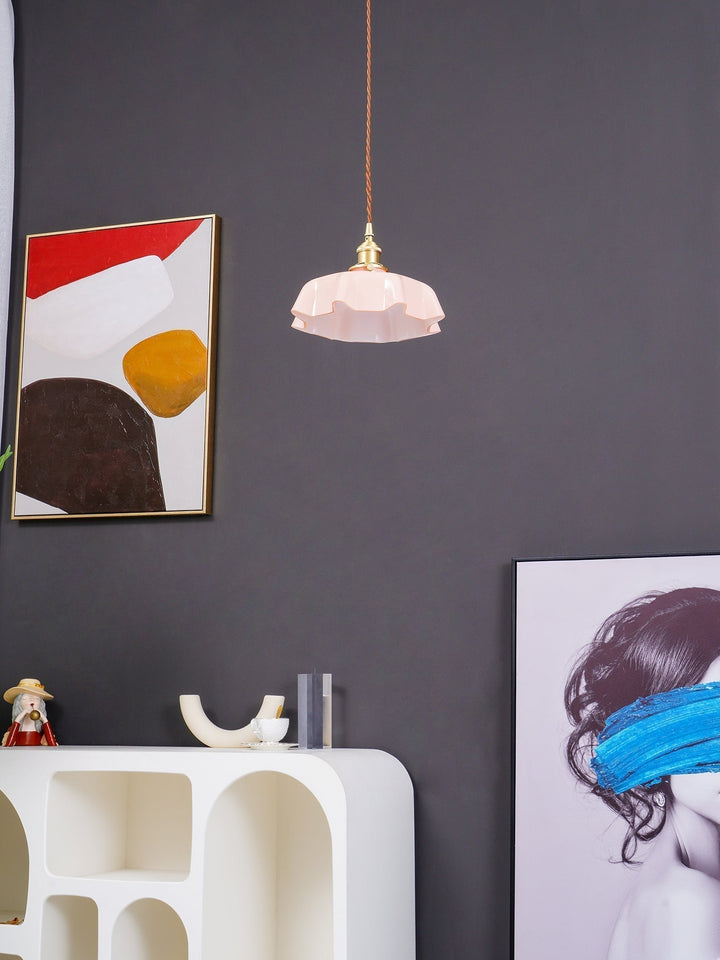 French Flower Droplight Pendant Swag Light | Kalsten