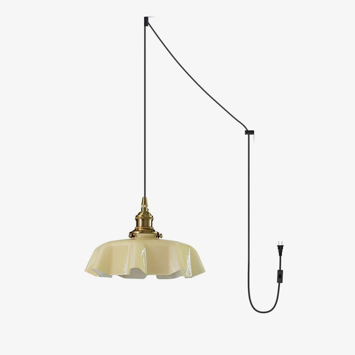 French Flower Droplight Pendant Swag Light | Kalsten