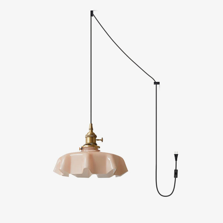 French Flower Droplight Pendant Swag Light | Kalsten