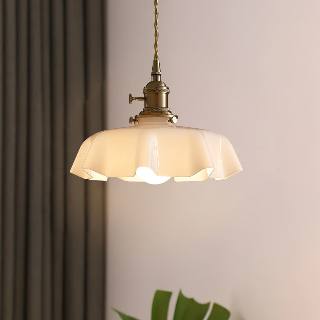 French Flower Droplight Pendant Swag Light | Kalsten