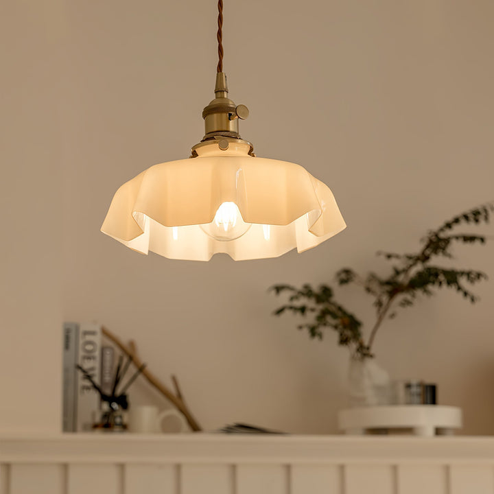 French Flower Droplight Pendant Swag Light | Kalsten