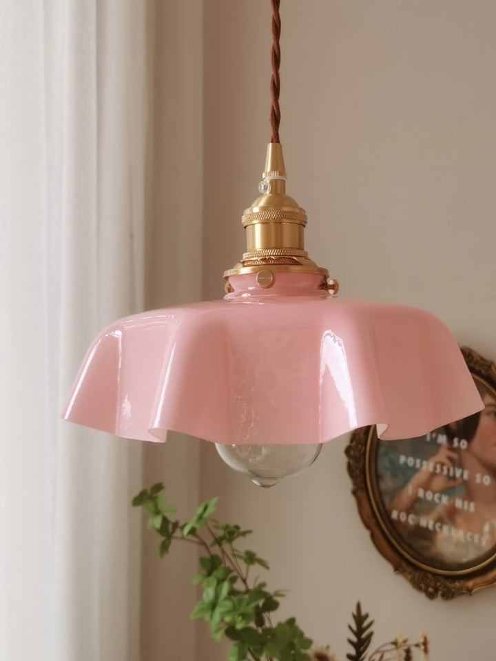 French Flower Droplight Pendant Swag Light | Kalsten