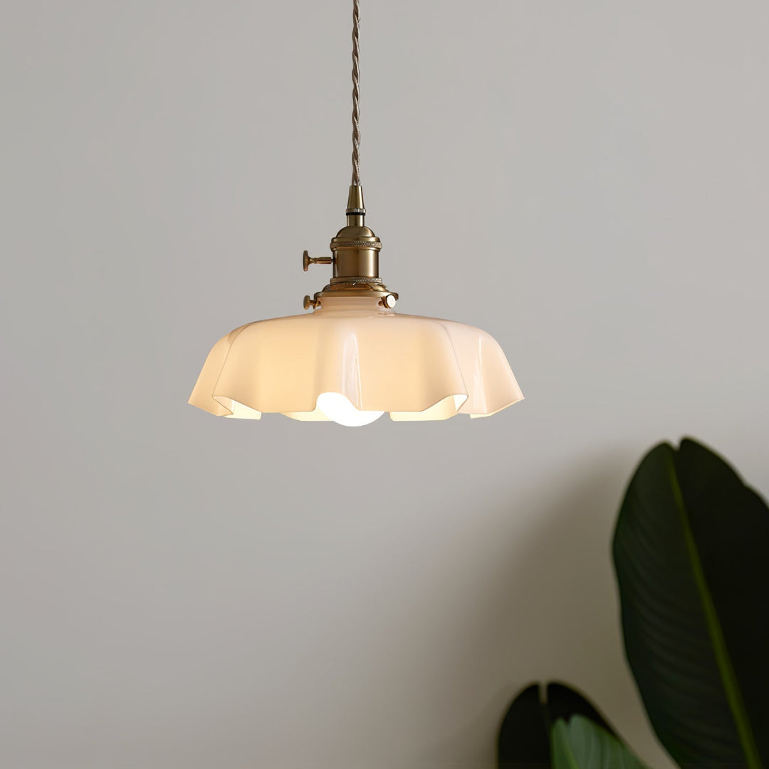 French Flower Droplight Pendant Swag Light | Kalsten