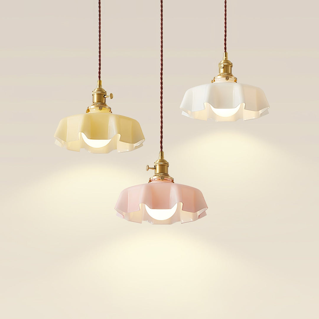 French Flower Droplight Pendant Swag Light | Kalsten