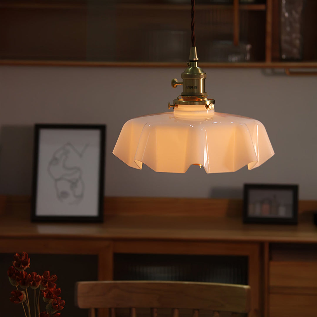French Flower Droplight Pendant Swag Light | Kalsten