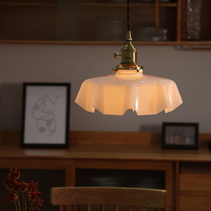 French Flower Droplight Pendant Swag Light | Kalsten