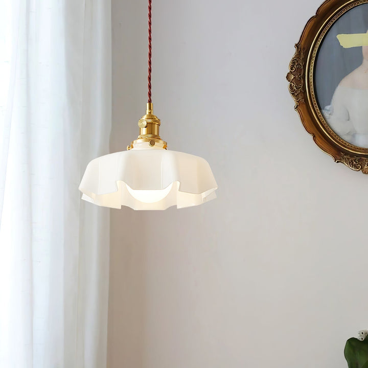 French Flower Droplight Pendant Swag Light | Kalsten