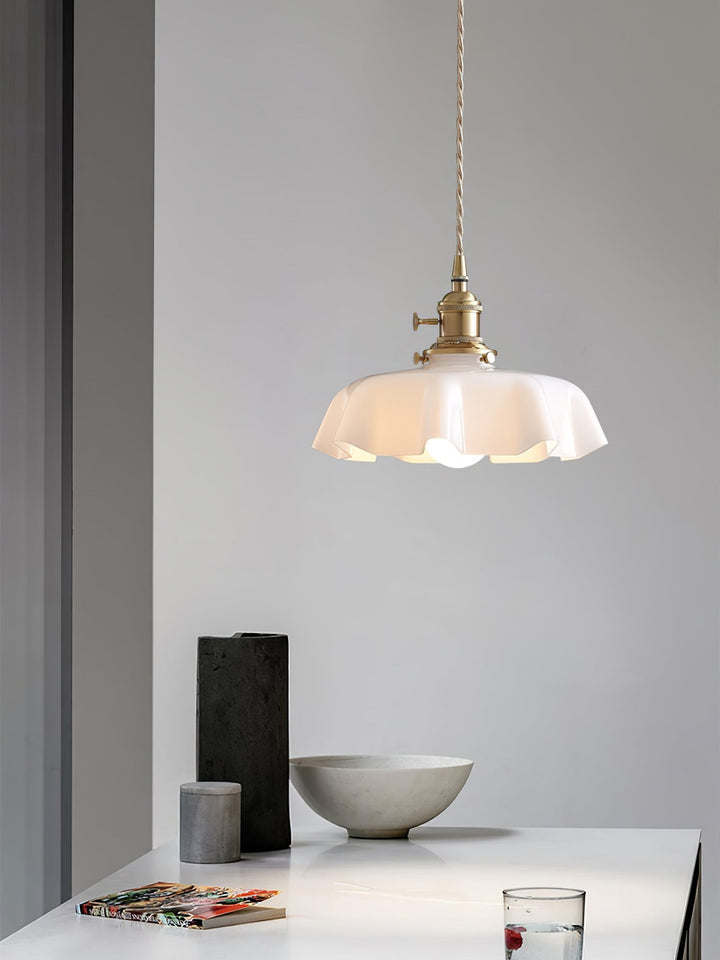 French Flower Droplight Pendant Swag Light | Kalsten