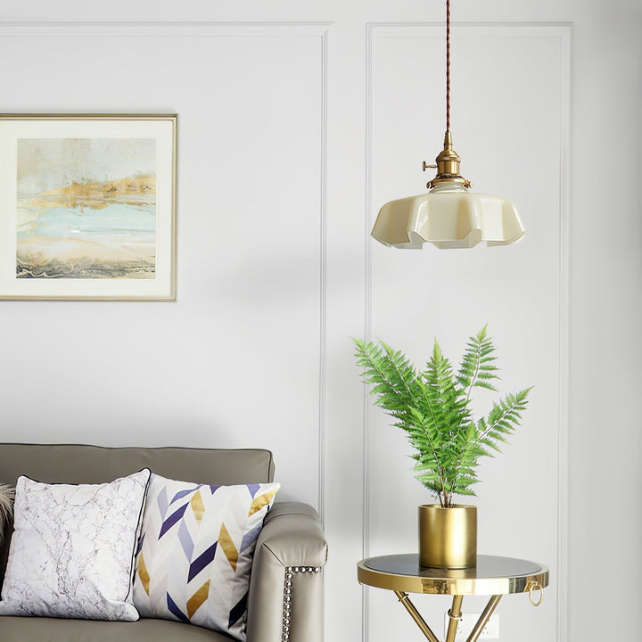 French Flower Droplight Pendant Swag Light | Kalsten
