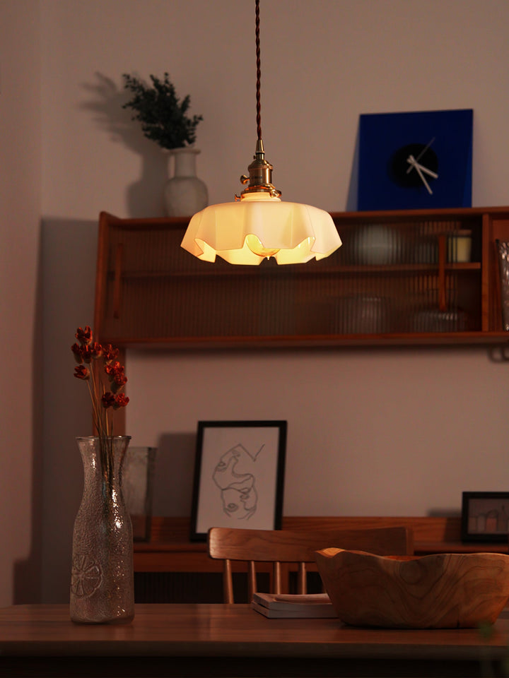 French Flower Droplight Pendant Swag Light | Kalsten