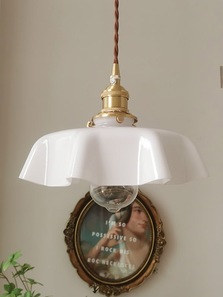 French Flower Droplight Pendant Swag Light | Kalsten