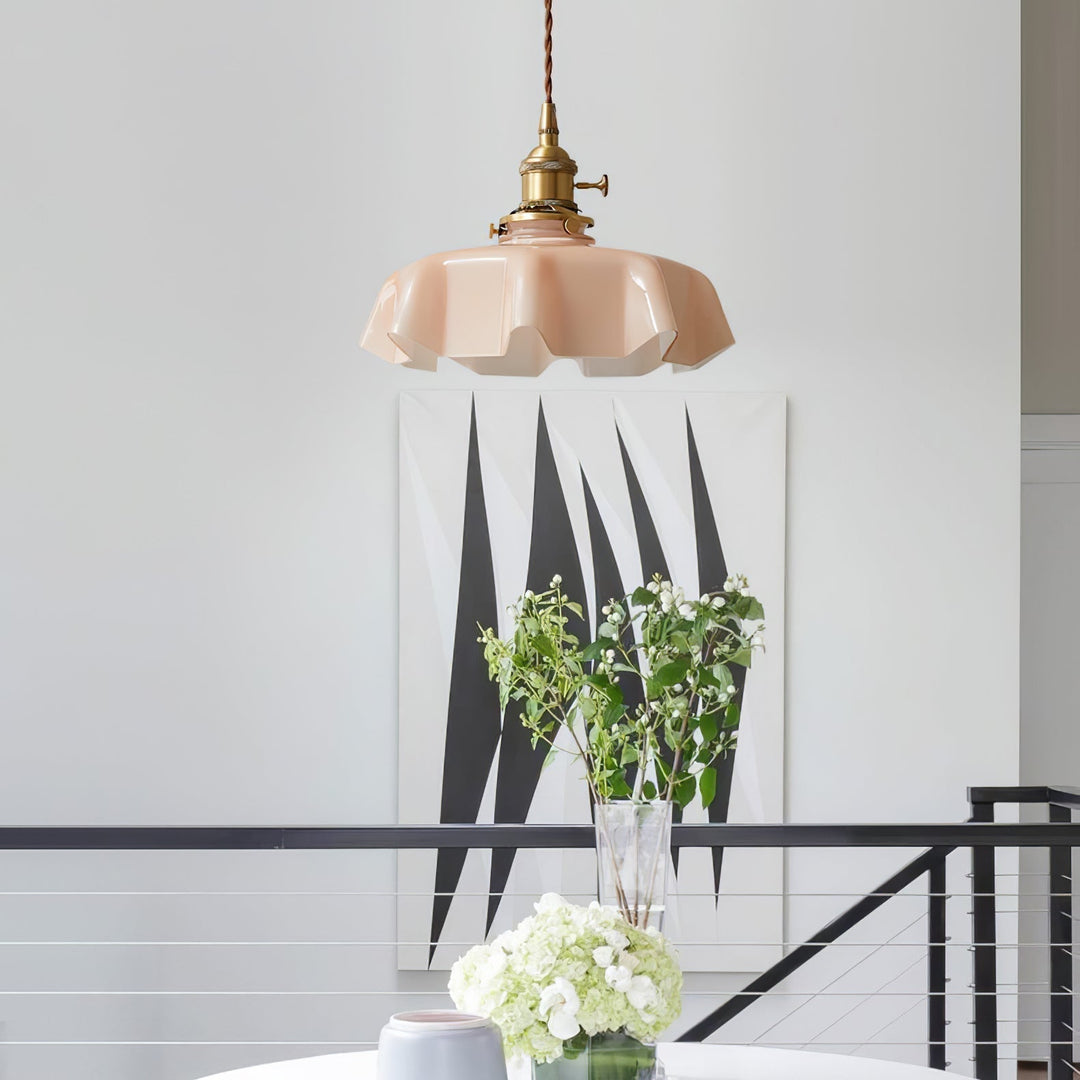 French Flower Droplight Pendant Swag Light | Kalsten