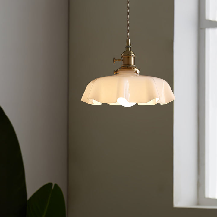 French Flower Droplight Pendant Swag Light | Kalsten