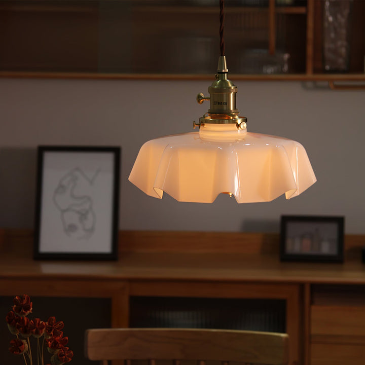 French Flower Droplight Pendant Swag Light | Kalsten
