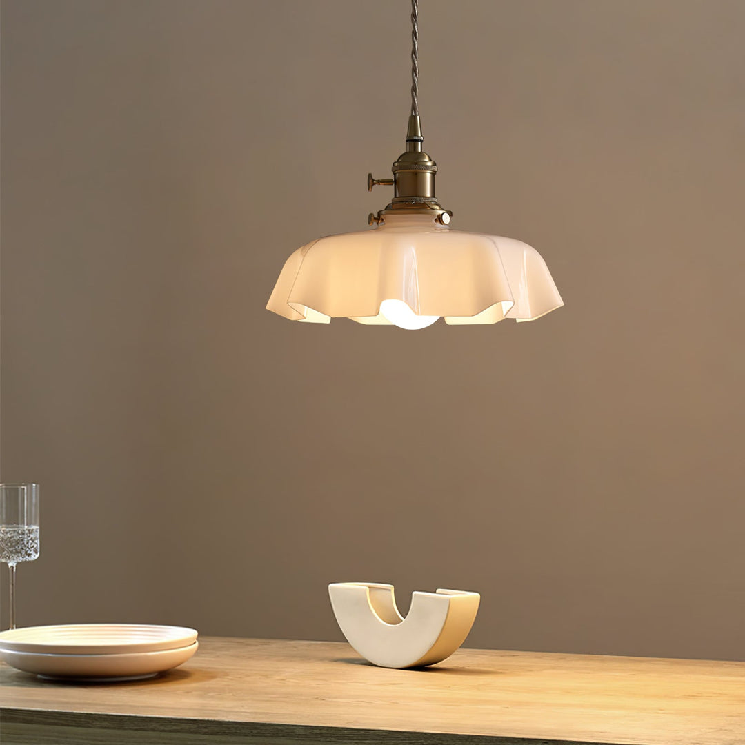 French Flower Droplight Pendant Swag Light | Kalsten