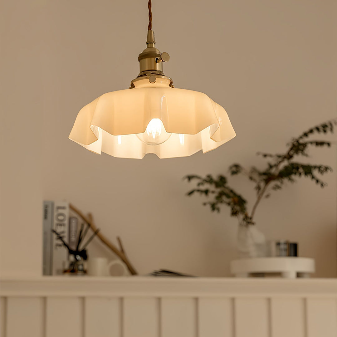French Flower Droplight Pendant Swag Light | Kalsten