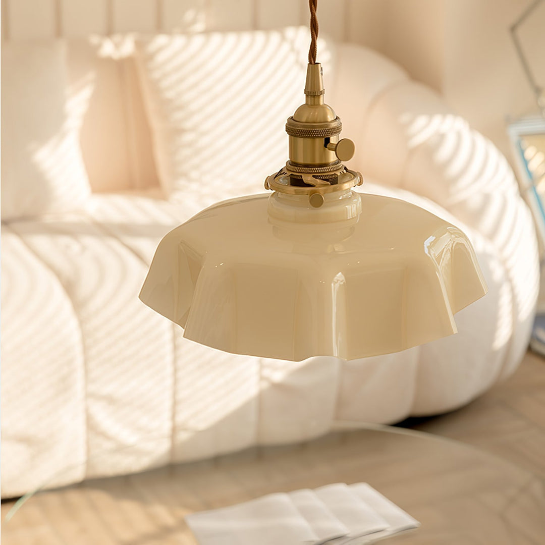French Flower Droplight Pendant Swag Light | Kalsten