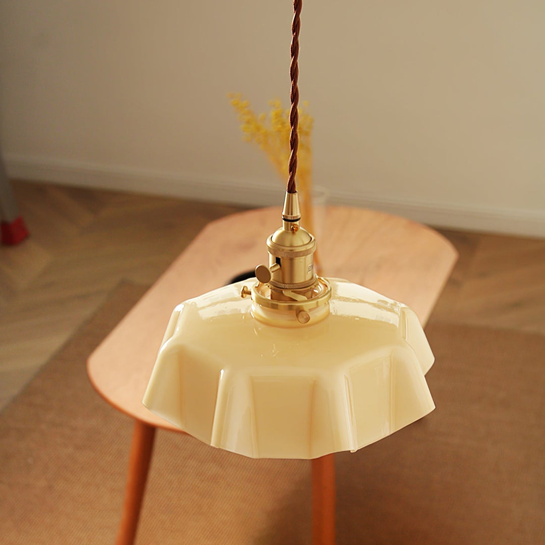 French Flower Droplight Pendant Swag Light | Kalsten