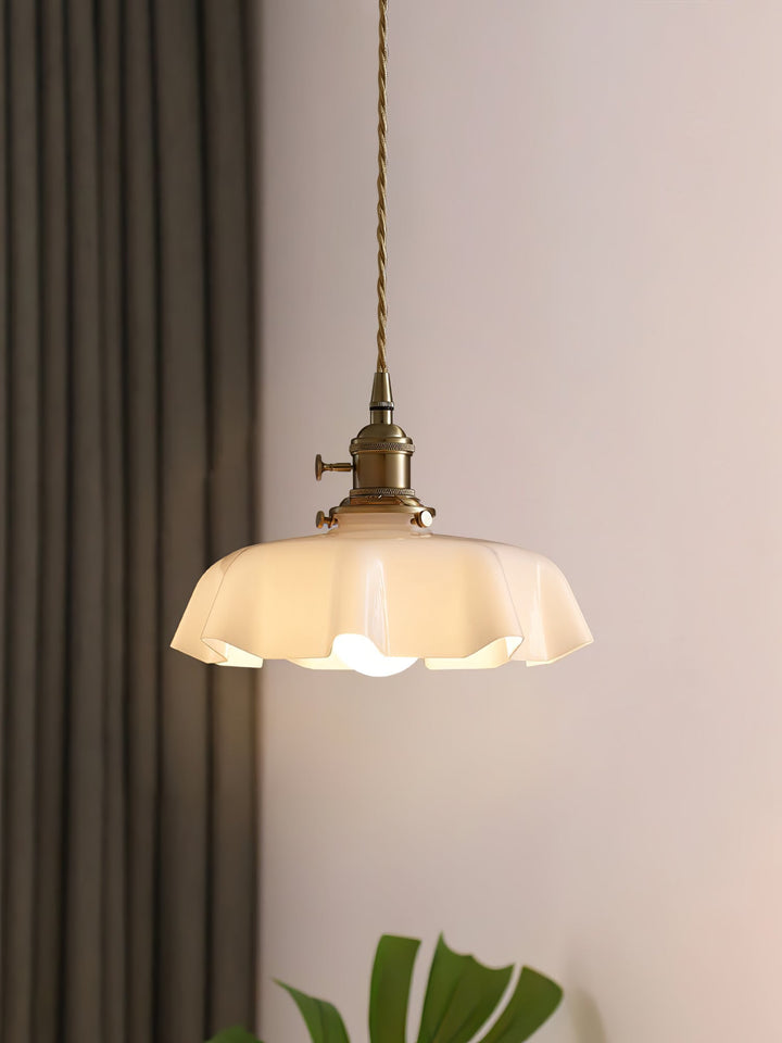 French Flower Droplight Pendant Swag Light | Kalsten